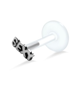 SEXY Scripted Labrets Push-in LA-321